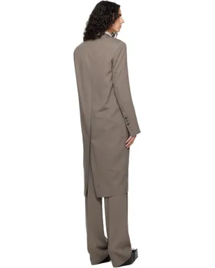Rick Owens Temple Twisted Wool Concordian コート - サムネイル3