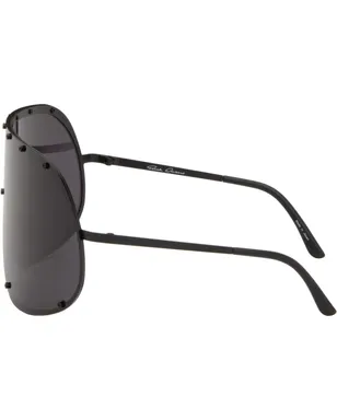 Rick Owens Temple Shield サングラス - サムネイル3