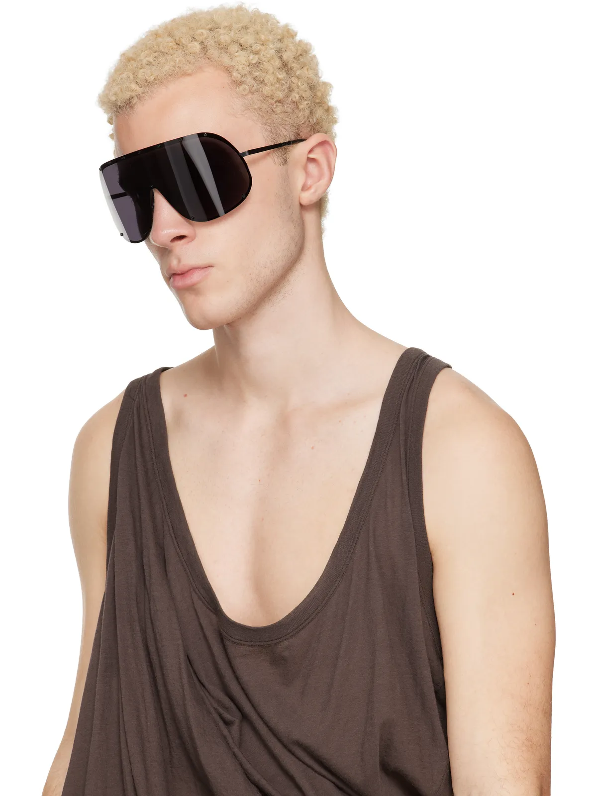 Rick Owens Temple Shield サングラス - 画像4