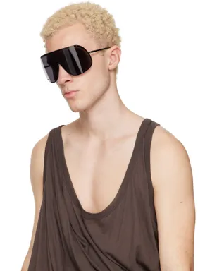 Rick Owens Temple Shield サングラス - サムネイル4