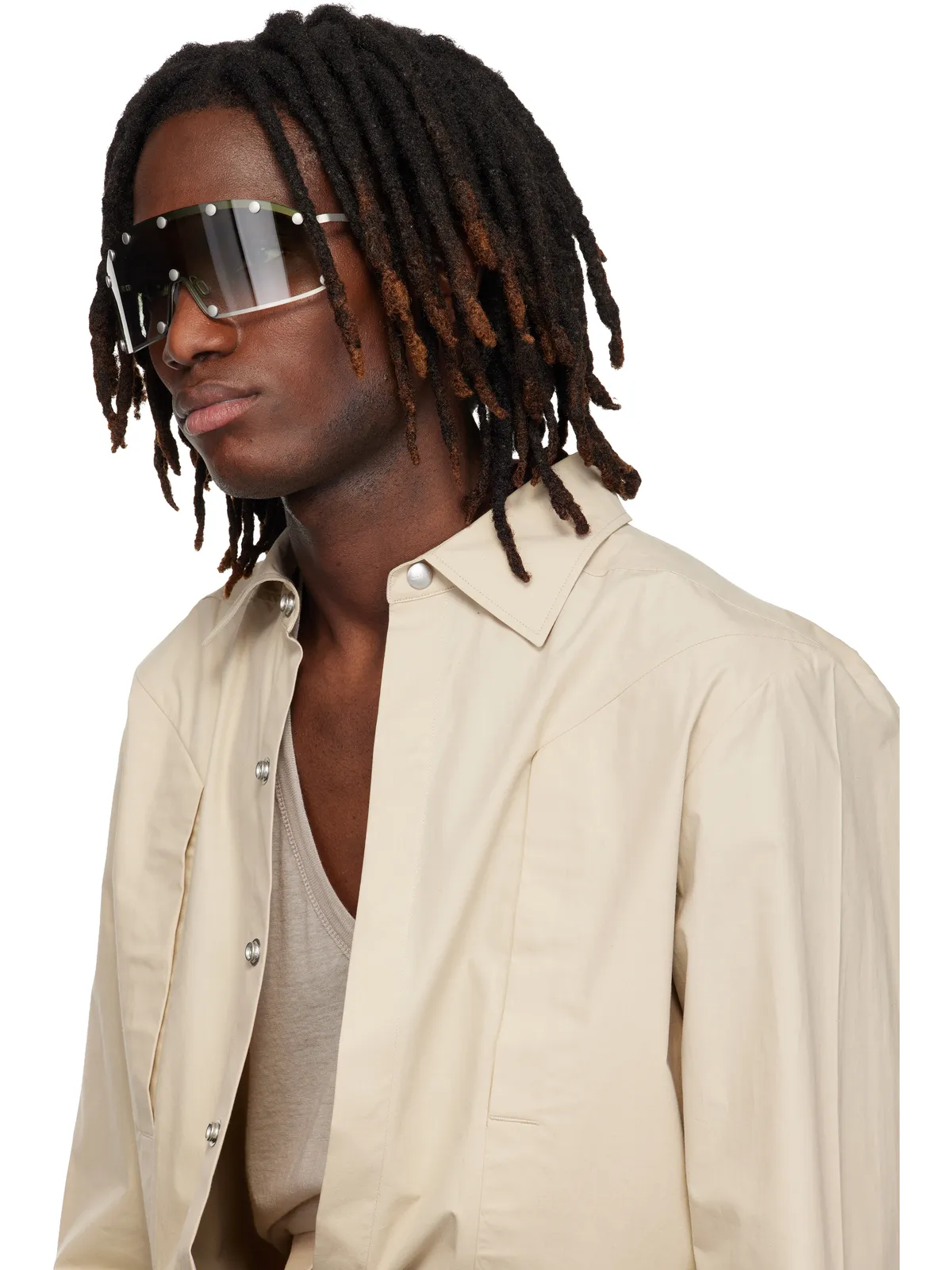 Rick Owens シールドサングラス - 画像4