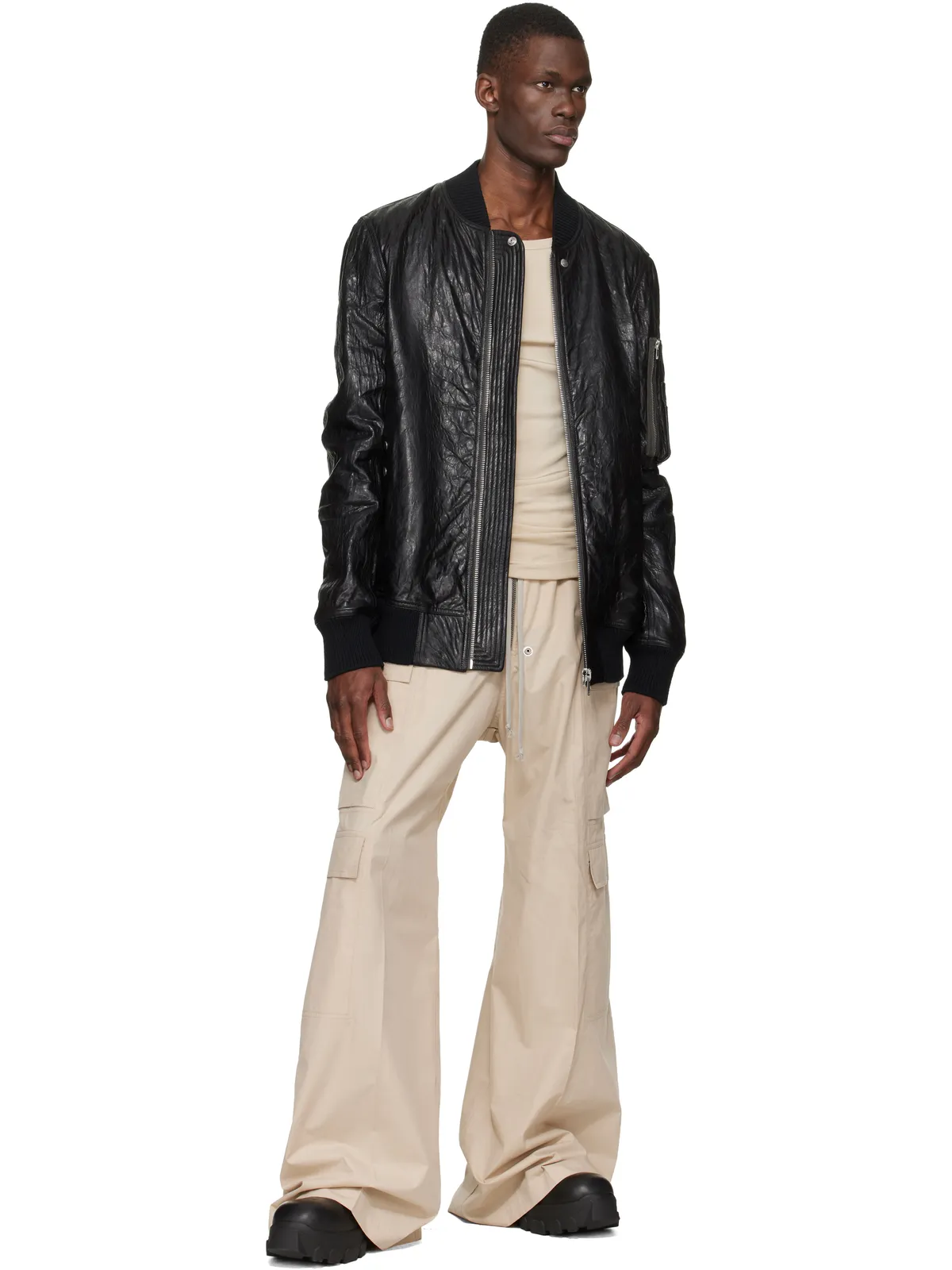 Rick Owens Temple Jumbolace Army Bozo Tractor ブーツ - 画像5