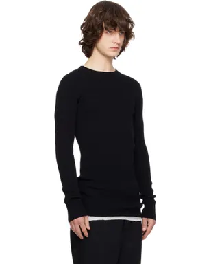 Rick Owens Temple リブ ラウンドネック セーター - サムネイル2