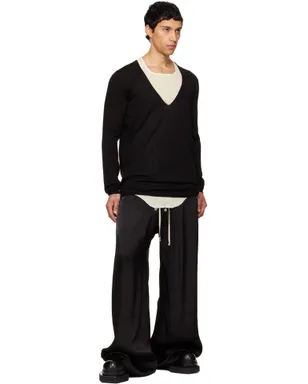 Rick Owens Temple Oversized Extreme V-Neck セーター - サムネイル4