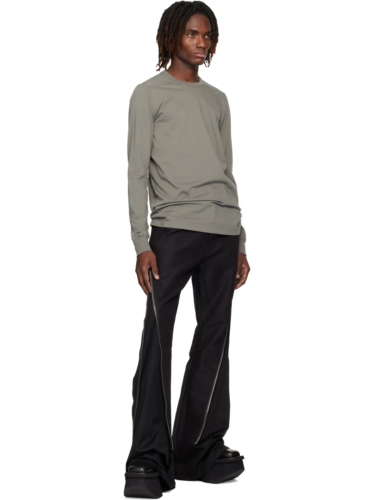 Rick Owens Temple Level 長袖Tシャツ - 画像4