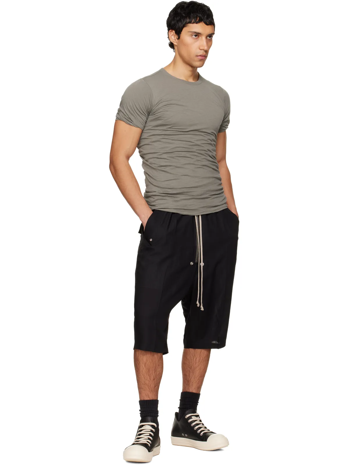 Rick Owens Temple Double Tシャツ - 画像4