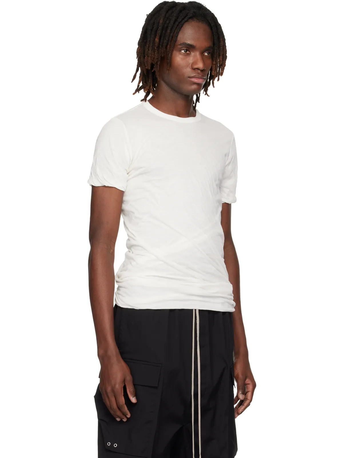 Rick Owens Temple Double SS Tシャツ - 画像2