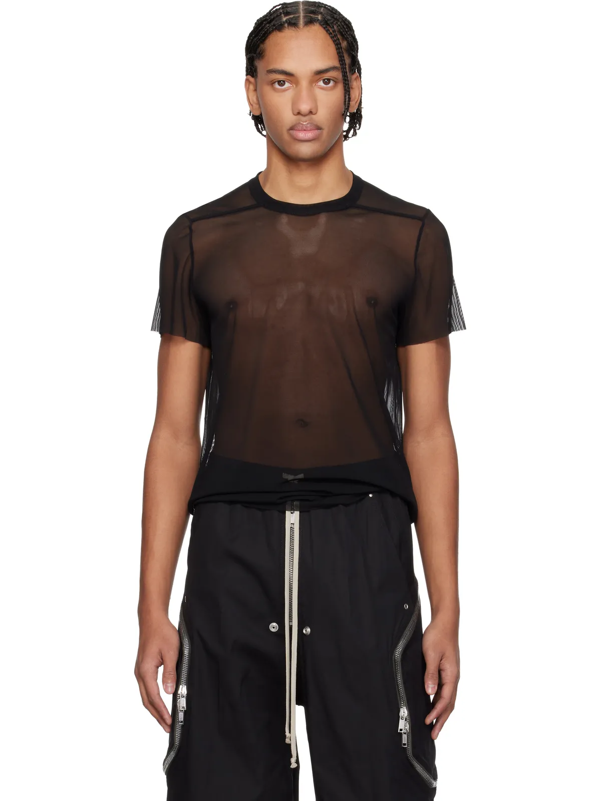 Rick Owens Temple Short Level Tシャツ - 画像1