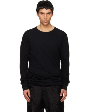 Rick Owens Temple Jumbo Double LS Tシャツ - サムネイル1