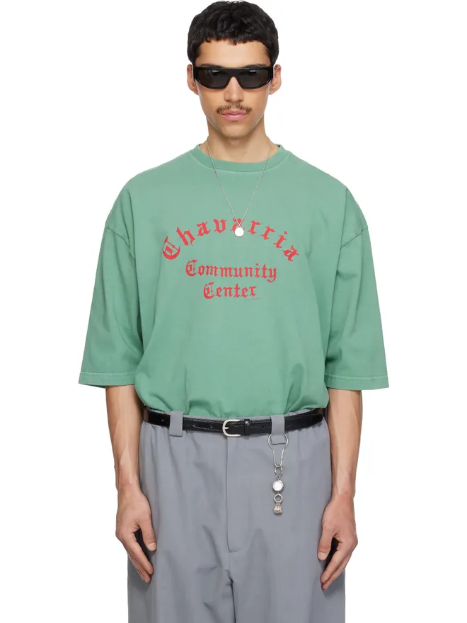 Willy Chavarria Willy Chavarria 'Chavarria Community Center' Buffalo Tシャツの商品画像