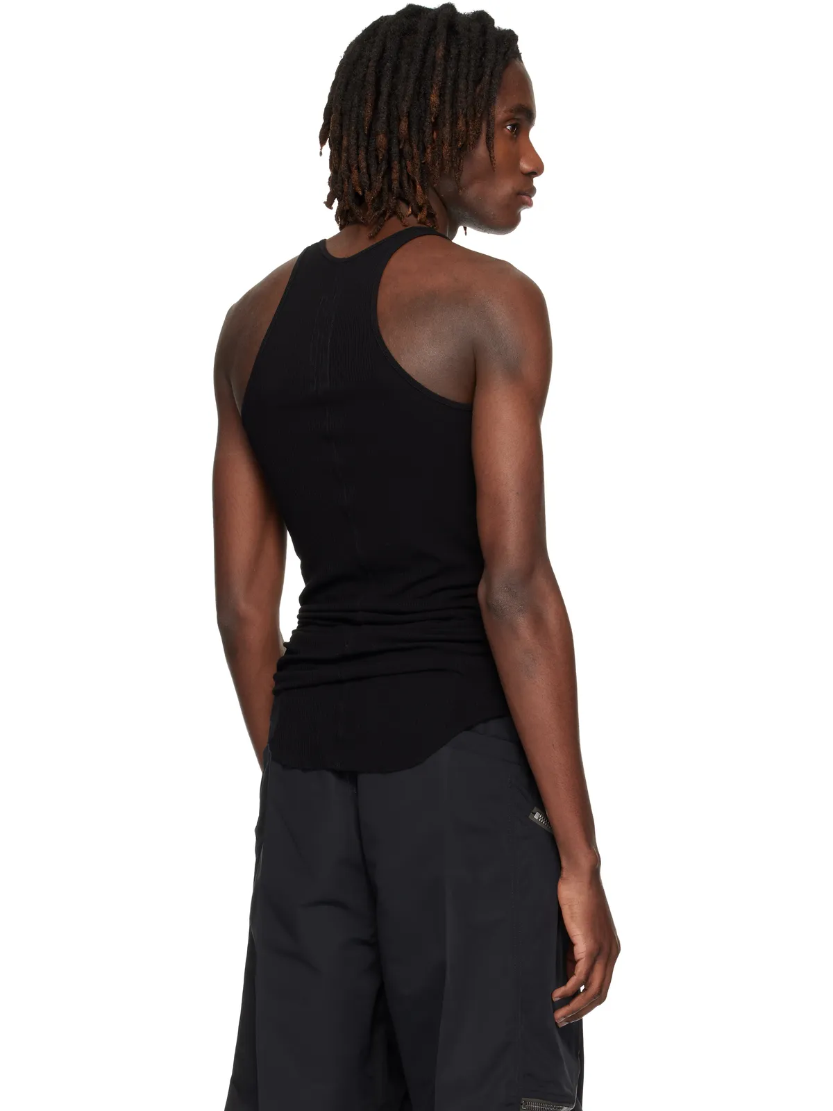 Rick Owens Temple Basic リブタンクトップ - 画像3