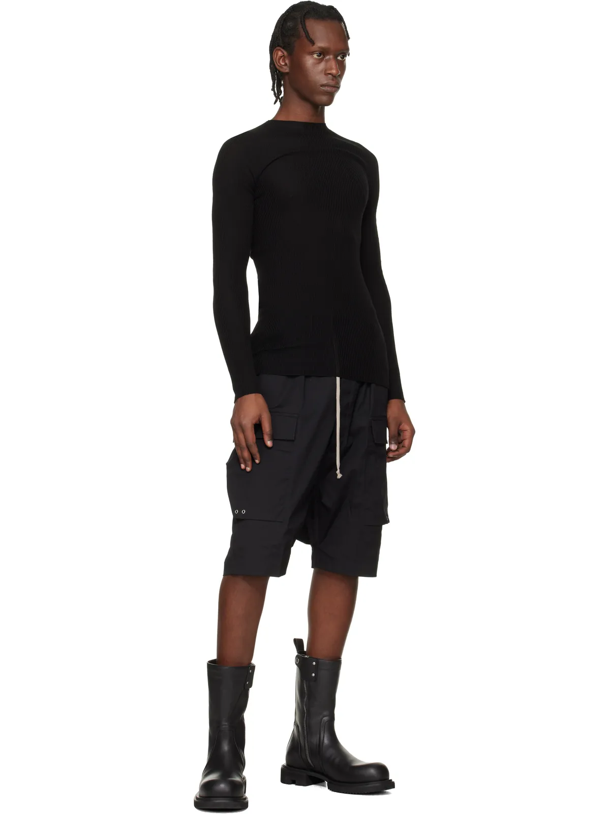 Rick Owens Temple Creeper Gabe ブーツ - 画像5