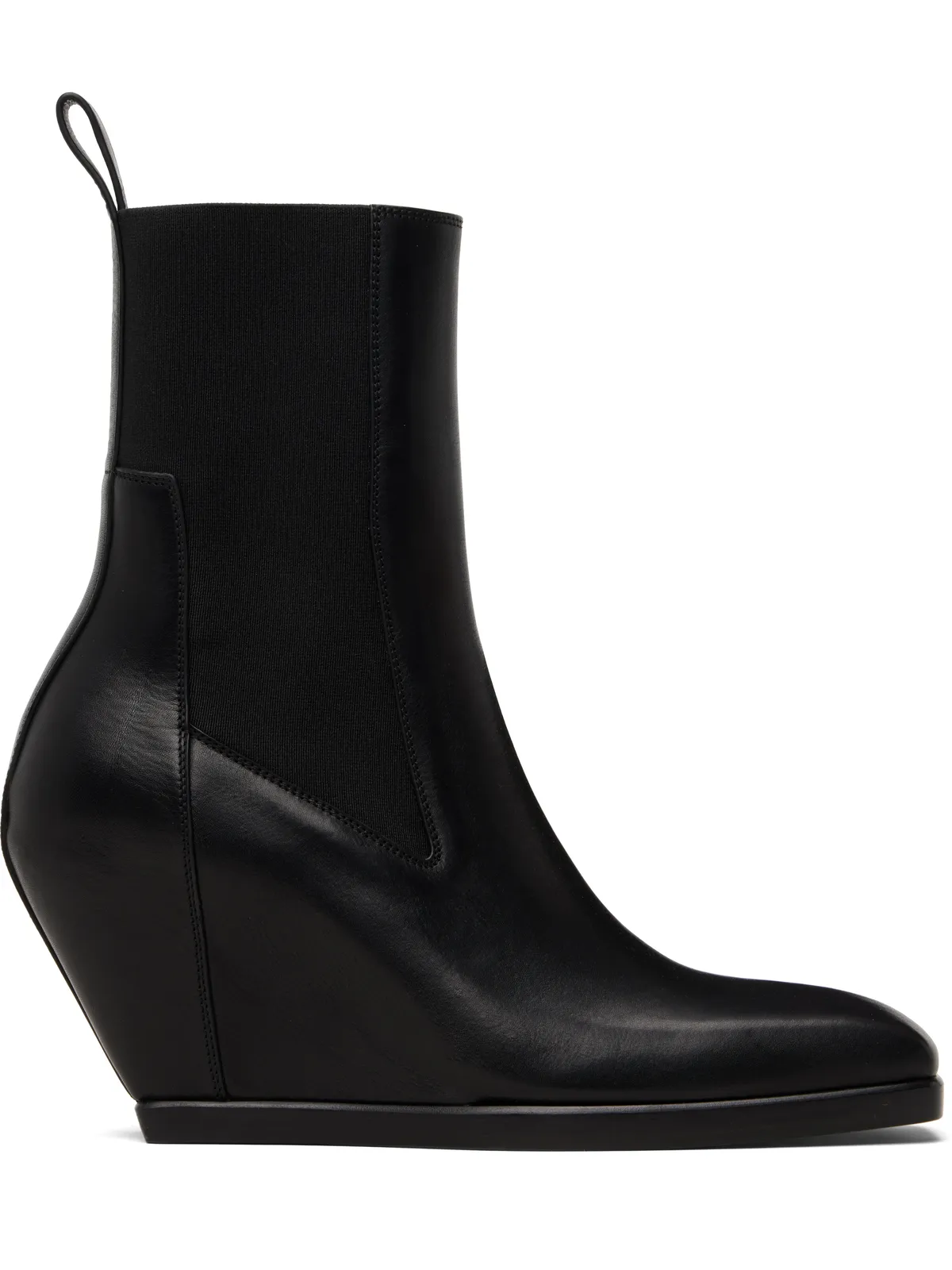 Rick Owens Temple Wedge Heeled Sliver チェルシーブーツ - 画像1