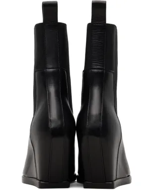 Rick Owens Temple Wedge Heeled Sliver チェルシーブーツ - サムネイル2