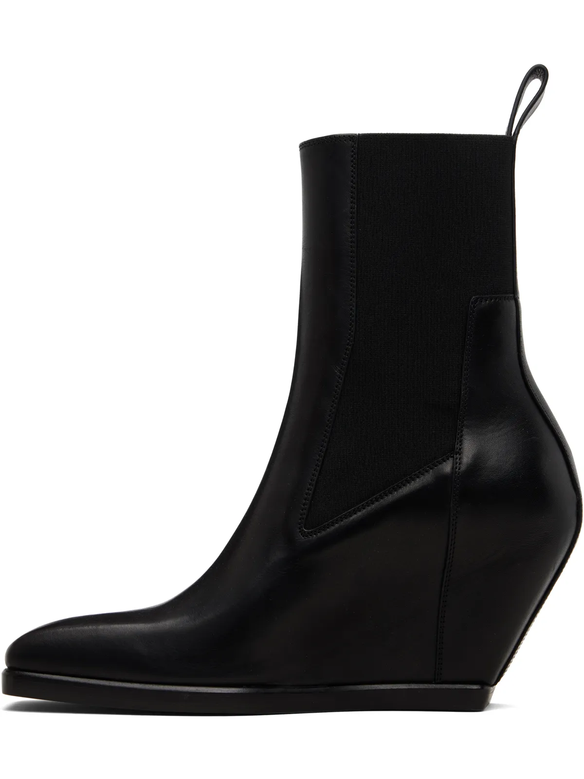 Rick Owens Temple Wedge Heeled Sliver チェルシーブーツ - 画像3