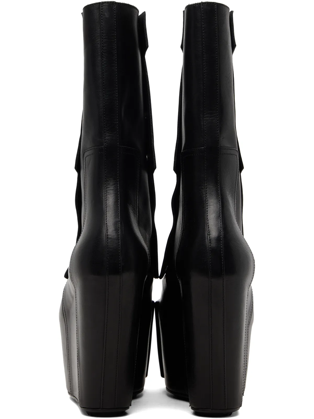 Rick Owens Temple Grilled Moto ウェッジブーツ - 画像2