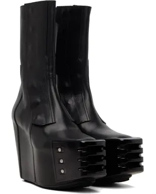 Rick Owens Temple Grilled Moto ウェッジブーツ - サムネイル4