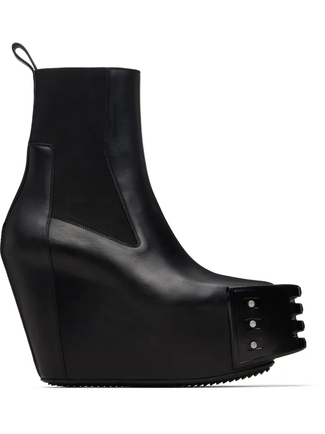 Rick Owens Rick Owens Temple Grilled Wedge Beatle チェルシーブーツの商品画像