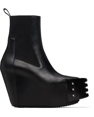 Rick Owens Temple Grilled Wedge Beatle チェルシーブーツ - サムネイル1