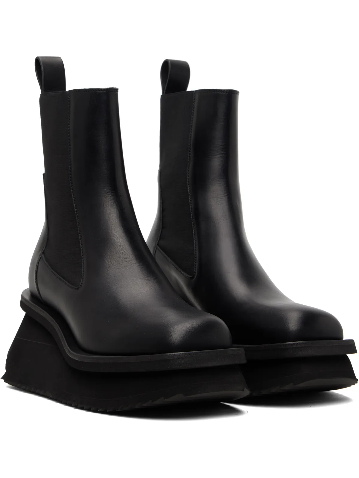 Rick Owens Temple Low Factory Beatle チェルシーブーツ - 画像4