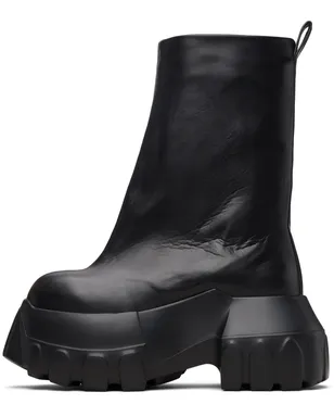 Rick Owens Temple Flared Mega Tractor ブーツ - サムネイル3