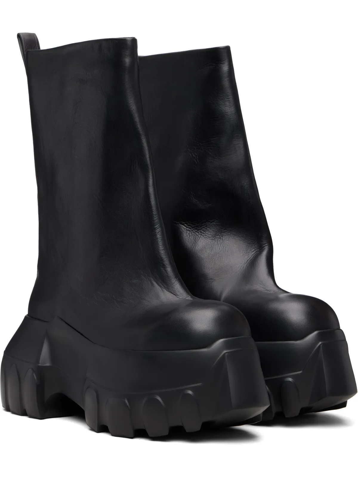 Rick Owens Temple Flared Mega Tractor ブーツ - 画像4