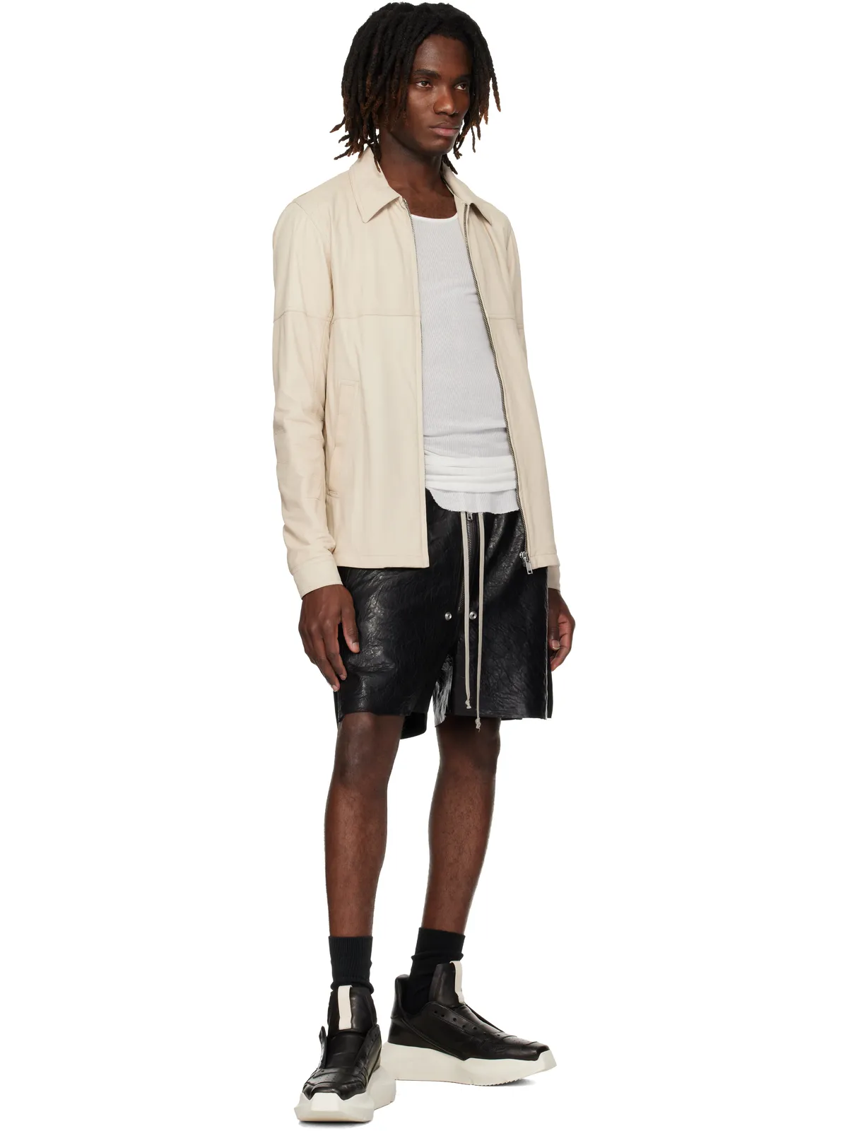 Rick Owens Temple Geth Runner スニーカー - 画像5