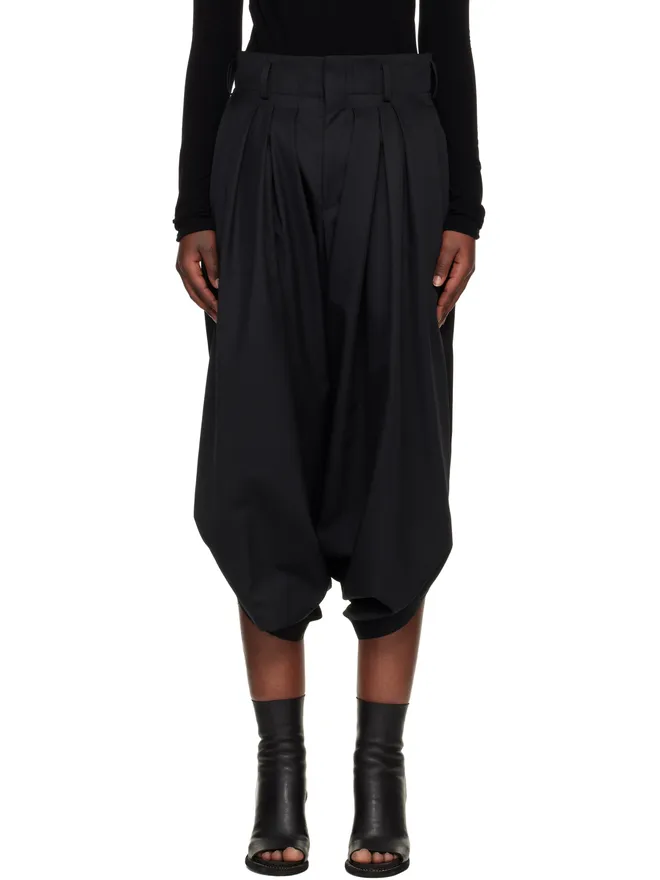 Comme des Garçons Comme des Garçons ポリエステル ウール ギャバジン トラウザーズの商品画像