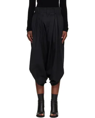 Comme des Garçons ポリエステル ウール ギャバジン トラウザーズ - サムネイル1
