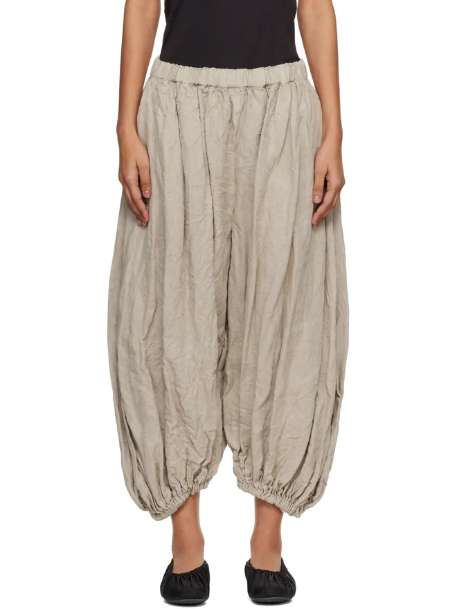 Comme des Garçons Comme des Garçons Linen Herringbone Garment Treated トラウザーズの商品画像