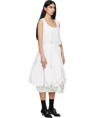 Comme des Garçons Gros Grain Brocade Lace Garment Treated ミディアムワンピース - サムネイル2