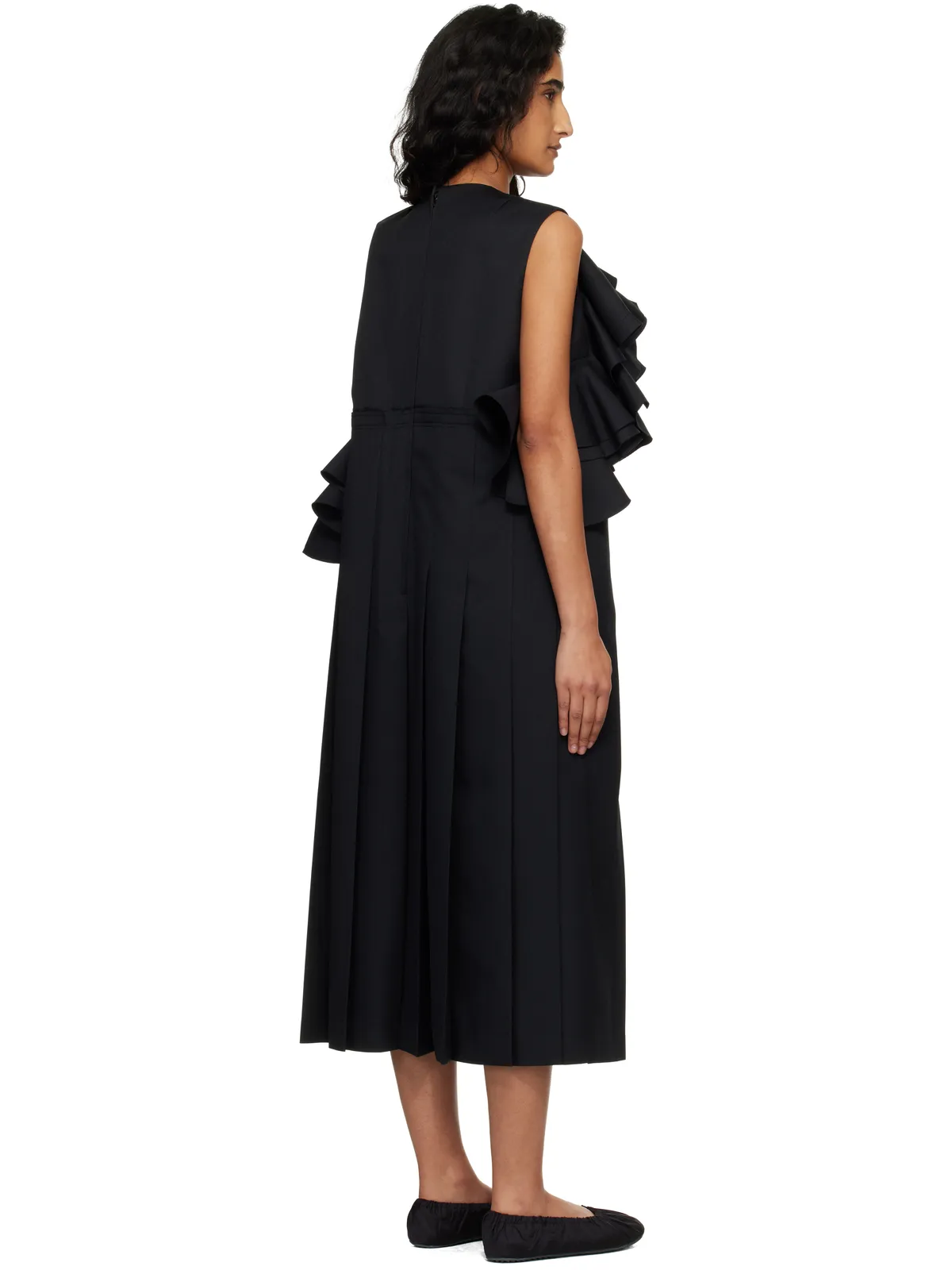 Comme des Garçons ツイル ミディアムドレス - 画像3