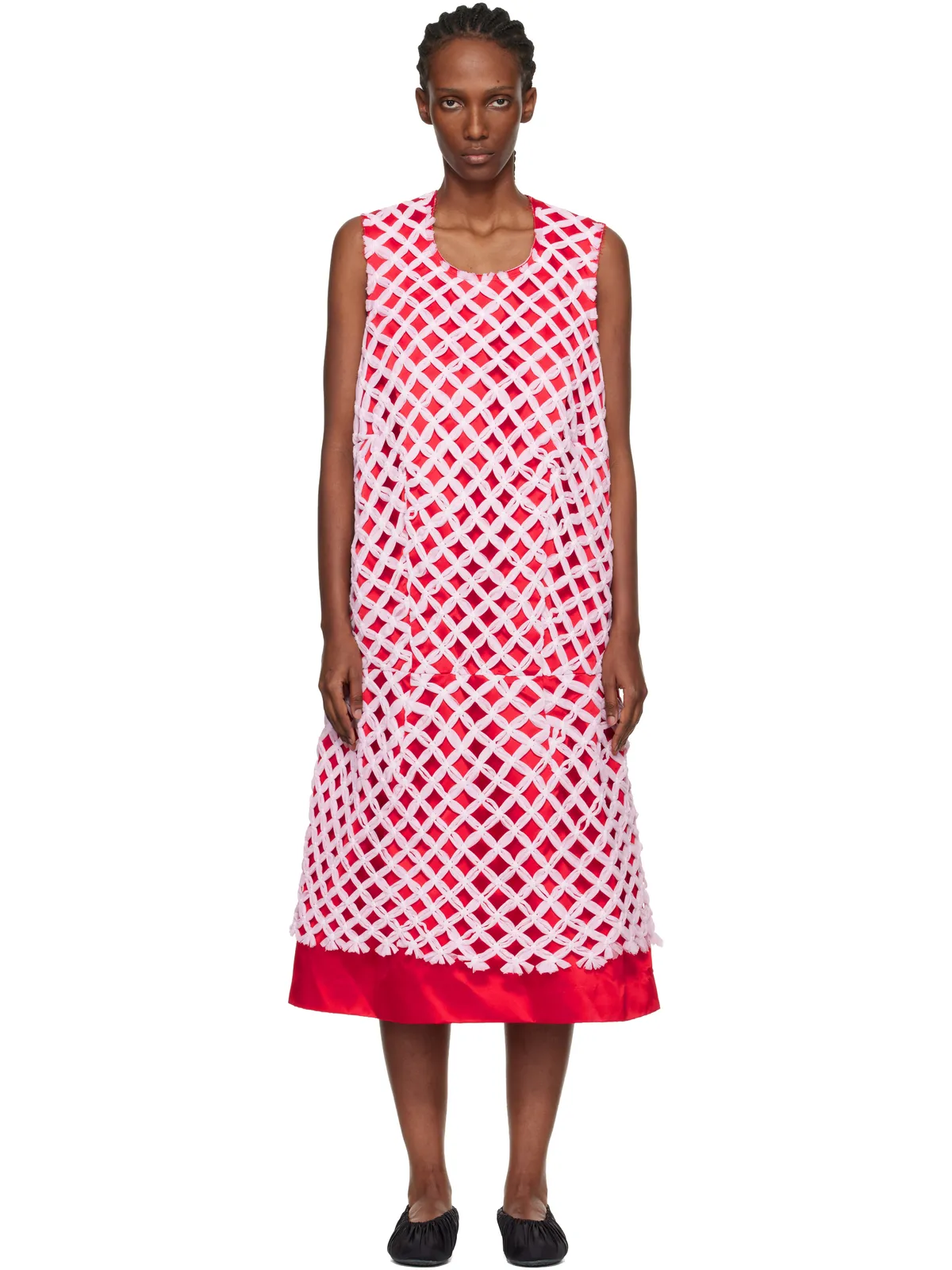 Comme des Garçons チュール ブレイド メッシュ ミディアムワンピース - 画像1