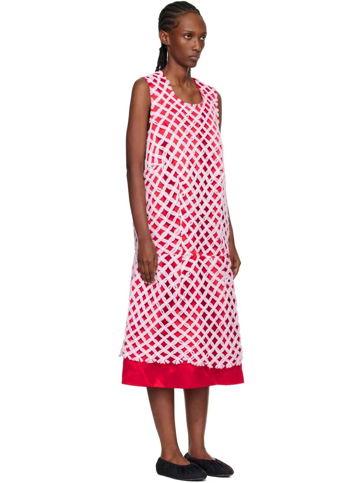 Comme des Garçons チュール ブレイド メッシュ ミディアムワンピース - 画像2