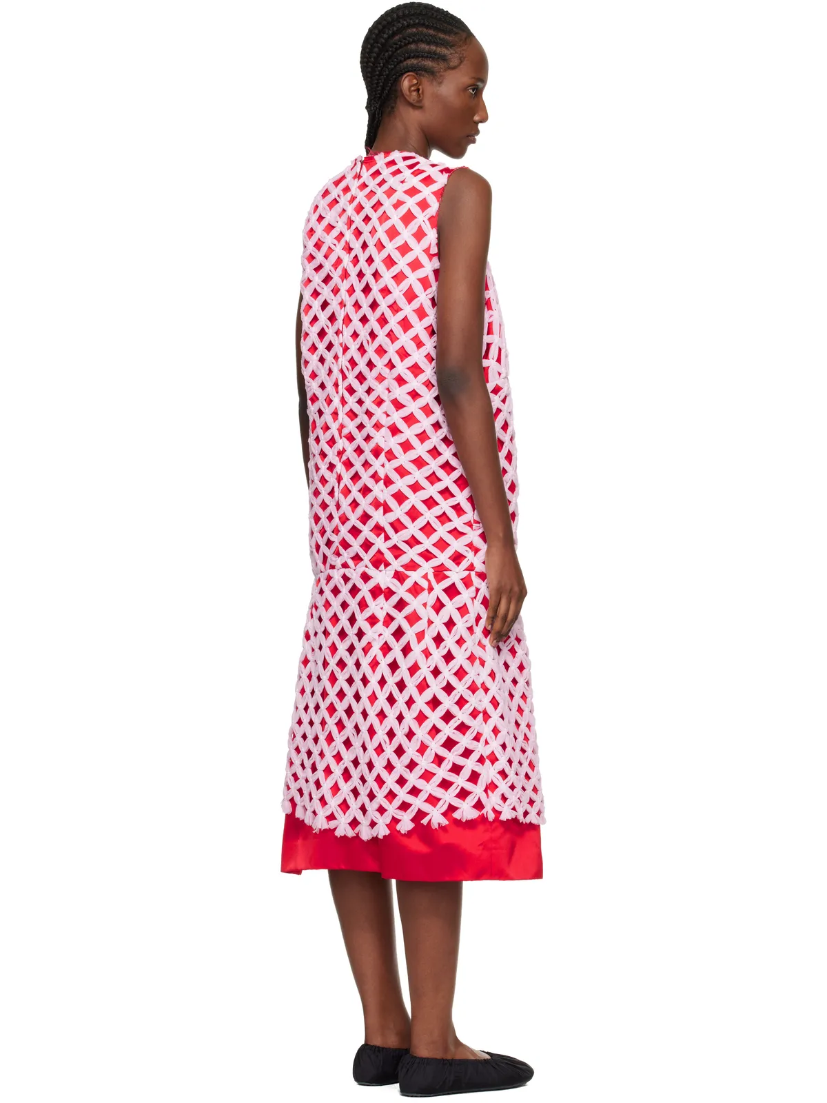 Comme des Garçons チュール ブレイド メッシュ ミディアムワンピース - 画像3