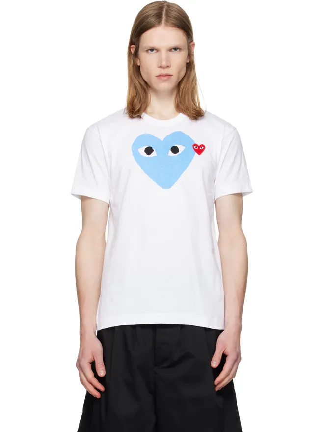 COMME des GARÇONS PLAY COMME des GARÇONS PLAY 'Blue Heart' Tシャツの商品画像