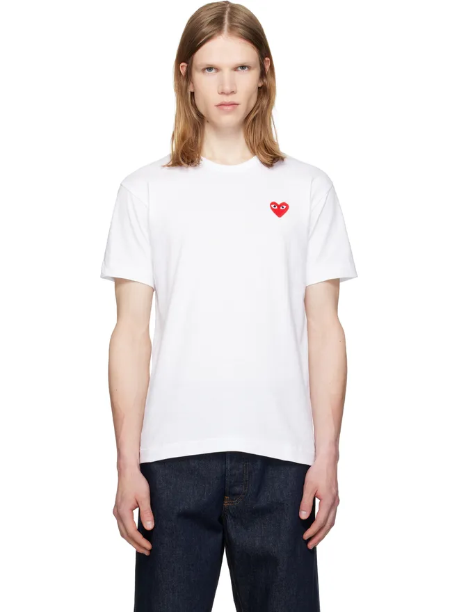 COMME des GARÇONS PLAY COMME des GARÇONS PLAY 'Red Heart Emblem' Tシャツの商品画像