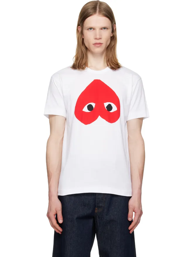 COMME des GARÇONS PLAY COMME des GARÇONS PLAY 'Upside Down Big Red Heart' Tシャツの商品画像
