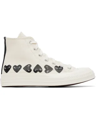 COMME des GARÇONS PLAY Converseエディション Chuck 70 Multi Heart スニーカー - サムネイル1