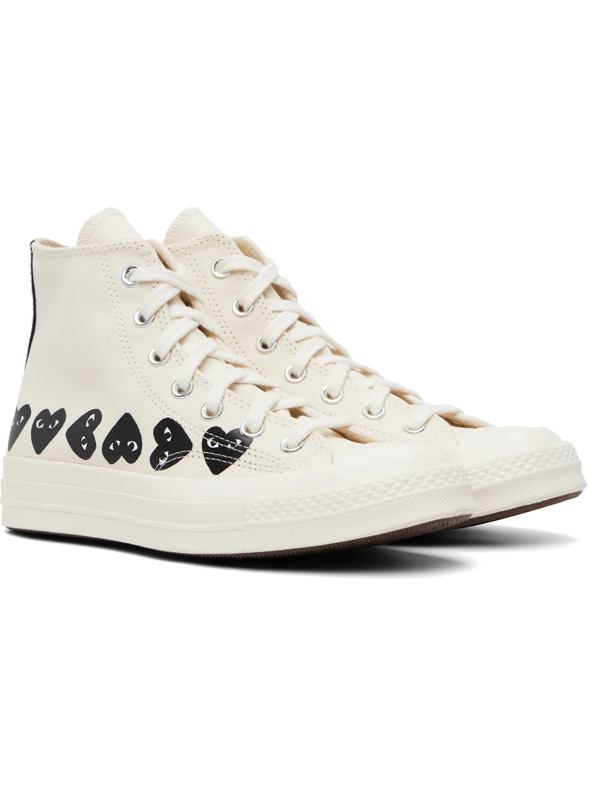 COMME des GARÇONS PLAY Converseエディション Chuck 70 Multi Heart スニーカー - 画像4
