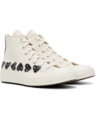 COMME des GARÇONS PLAY Converseエディション Chuck 70 Multi Heart スニーカー - サムネイル4