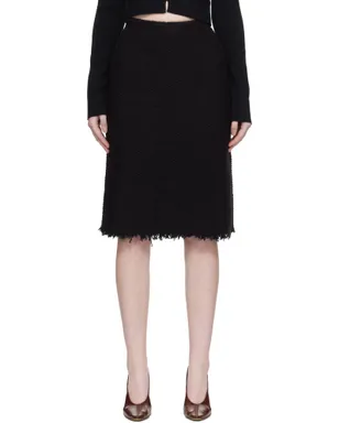 Jil Sander フレイドエッジ ミディアムスカート - サムネイル1