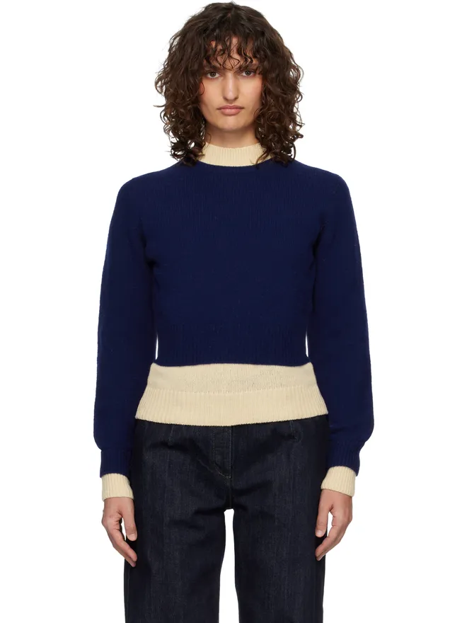Jil Sander Jil Sander ウール モックネック セーターの商品画像