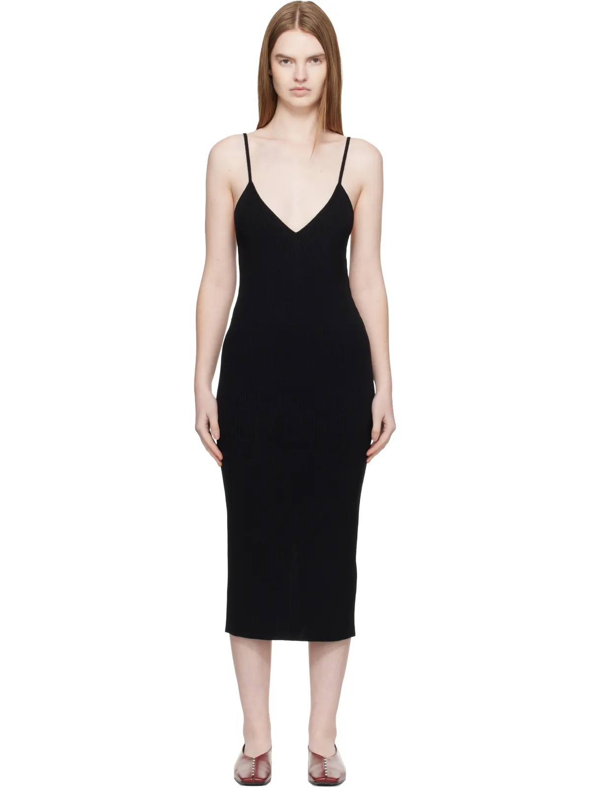 Jil Sander メリノウール ファインリブ ミディアムワンピース - 画像1
