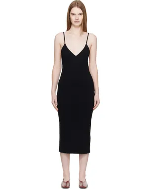Jil Sander メリノウール ファインリブ ミディアムワンピース - サムネイル1