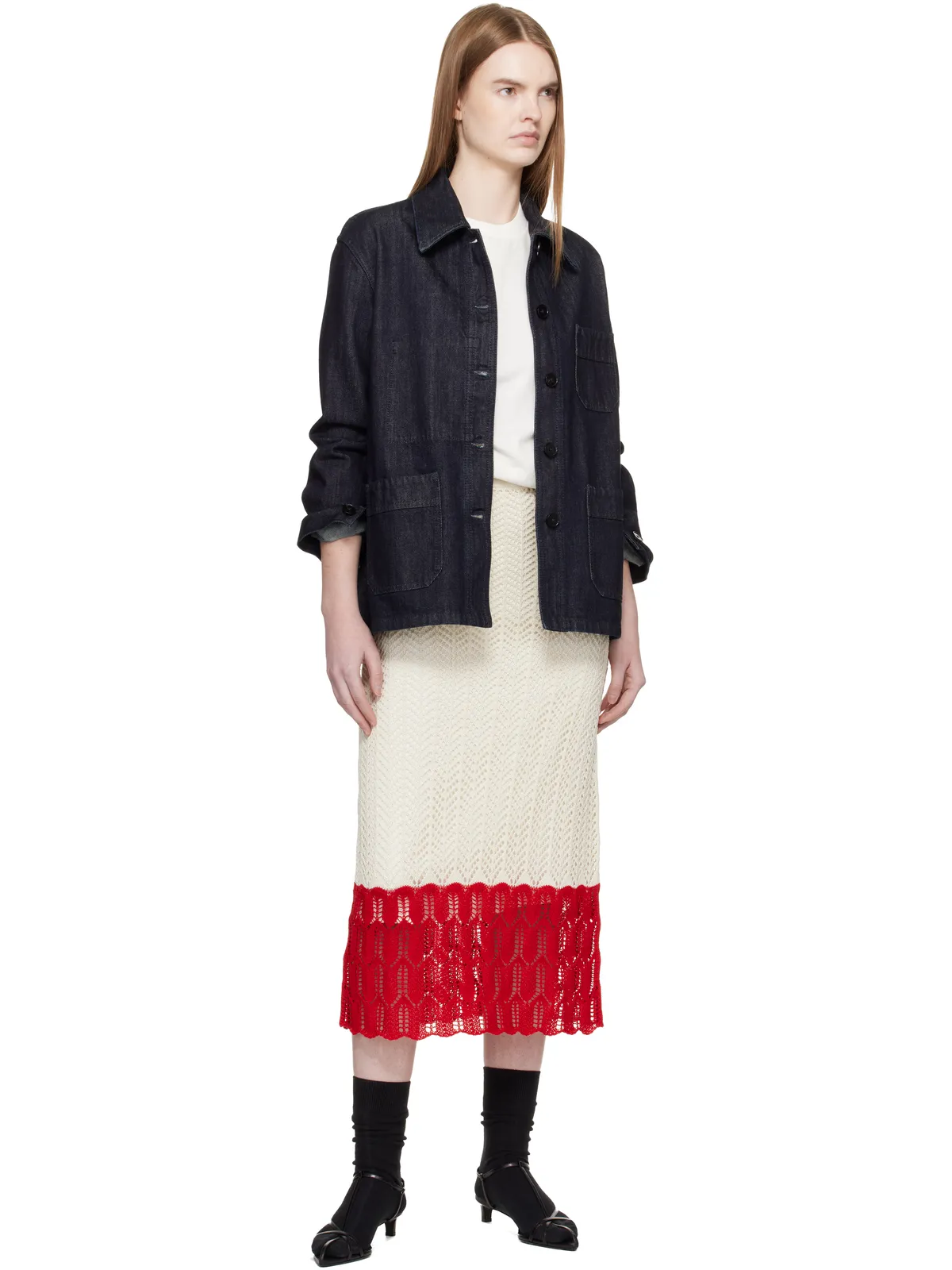 Jil Sander ライトウェイト デニムジャケット - 画像4