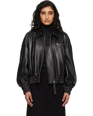 Jil Sander ブルゾン レザージャケット - サムネイル1