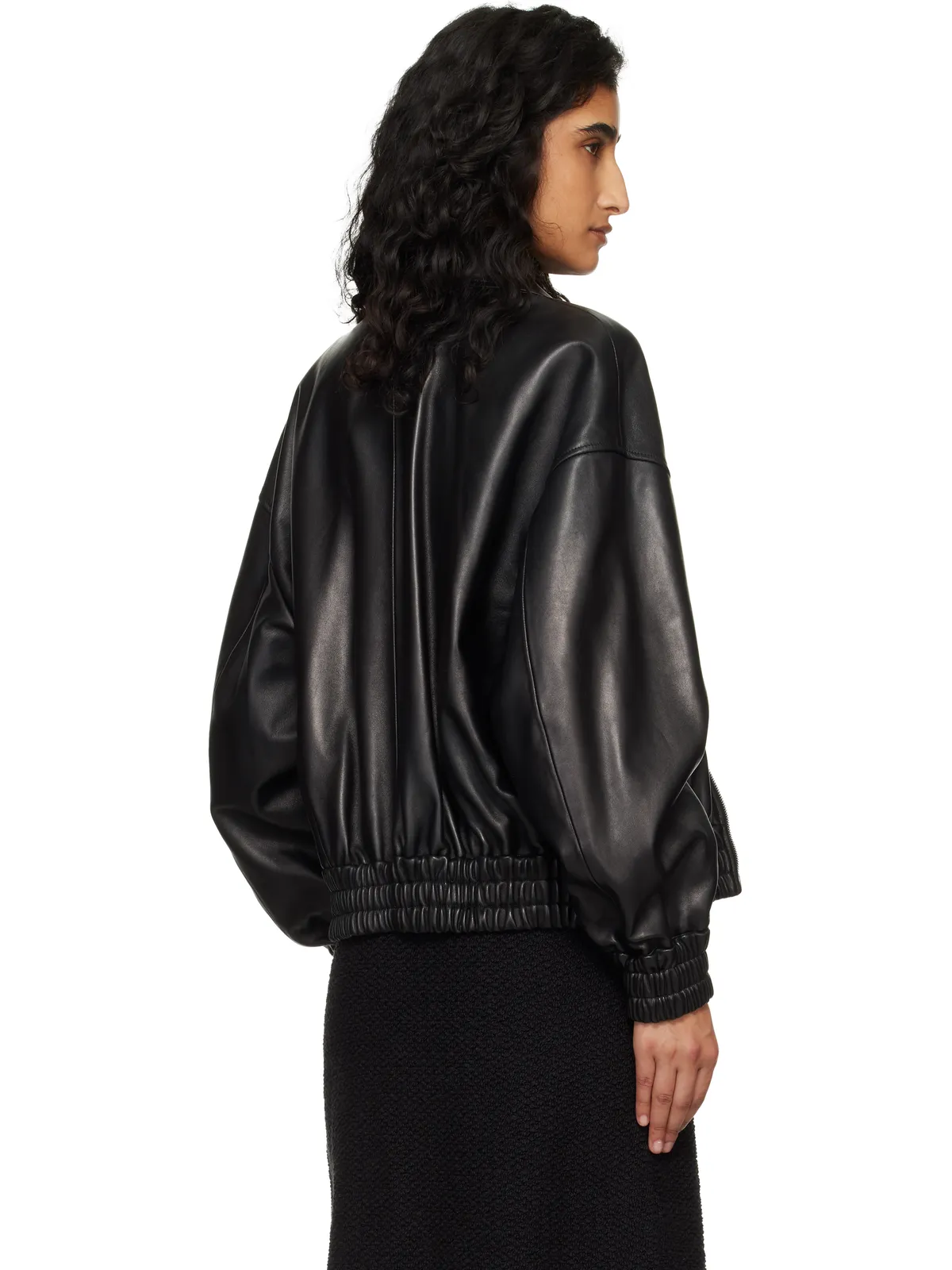 Jil Sander ブルゾン レザージャケット - 画像3