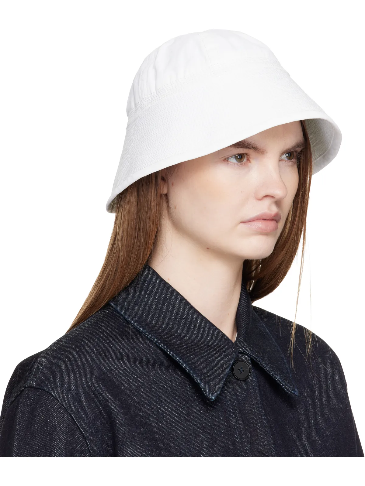 Jil Sander リネン バケットハット - 画像2