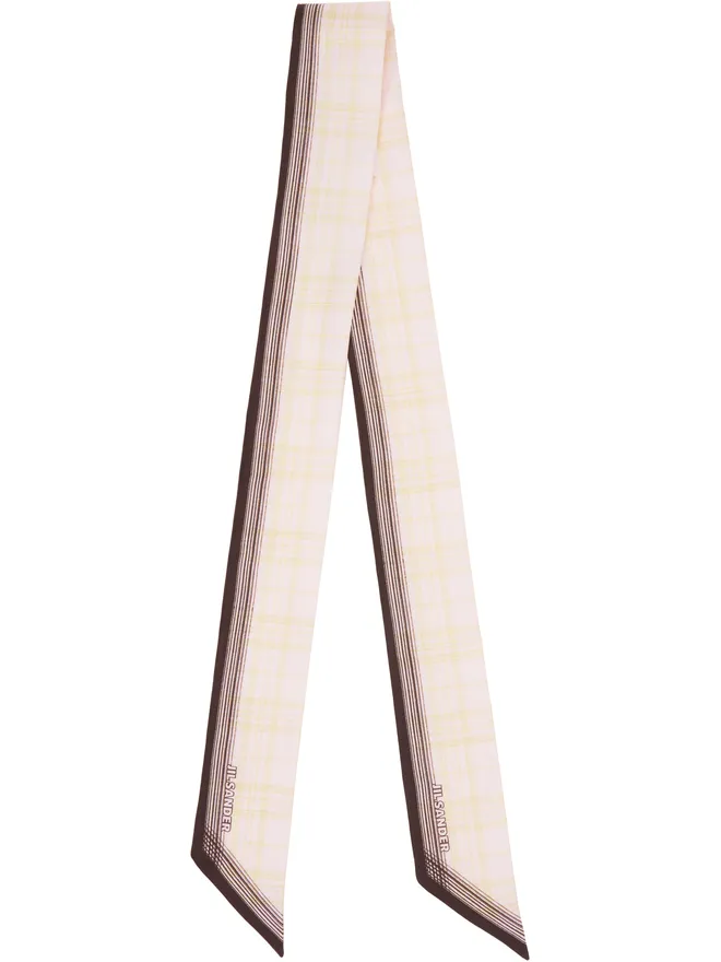 Jil Sander Jil Sander Twilly チェック スカーフタイの商品画像